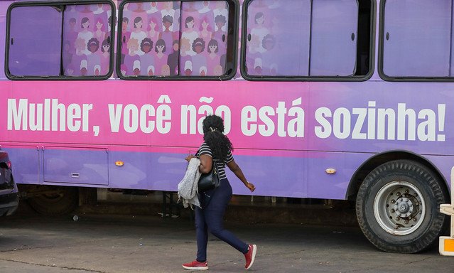 07/08/2024 - Dia D: Rodoviária recebe ações de combate à violência contra a mulher