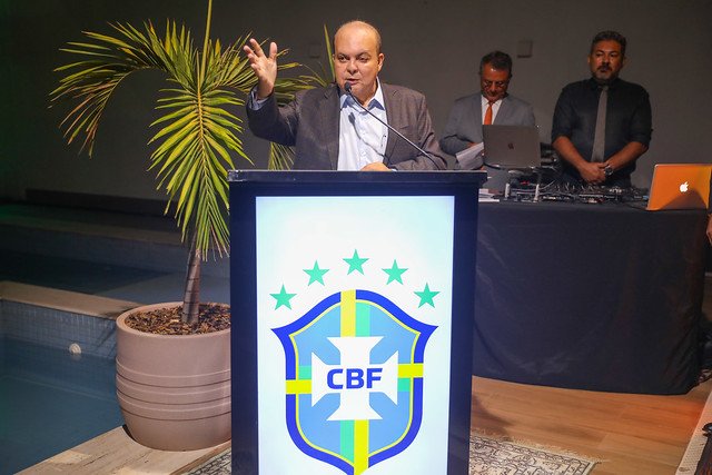 27/04/2024 - Em apresentação da nova composição do STJD, governador destaca fortalecimento do segmento esportivo do DF